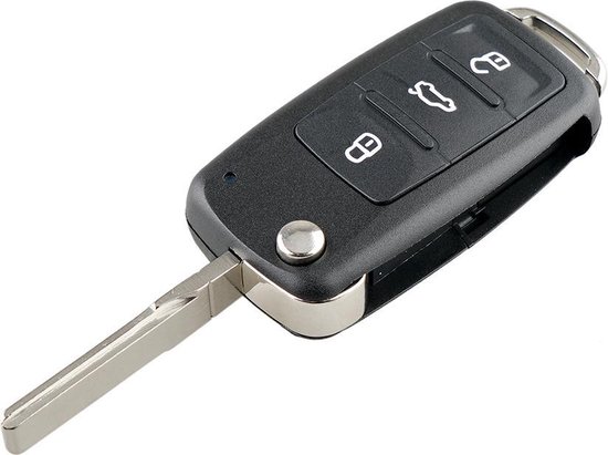 troosten roddel Pretentieloos Volkswagen VW 3-knops nieuw model / 3 knoppen klapsleutel behuizing /  sleutelbehuizing... | bol.com