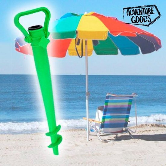 Porte-parasol – Pied de parasol – Vis – Plage – Soleil – Parasol – Tarière  – Pied de