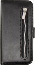 Rico Vitello Rits Wallet case voor iPhone 12 mini Zwart