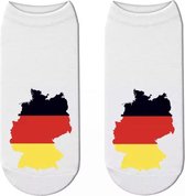 Enkelsokken Vlag - Land - Landen sokken - Duitsland Sokken - Unisex - Maat 36-41