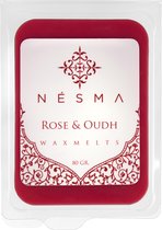 Nésma Fragrances - Handgemaakte Wax Melts Rosé & Oudh - Harten waxmelts - Wax bar - Huisgeur - Valentijn Wax Melts