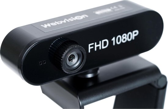 Webcam voor pc met microfoon - 1920x1080 FULLHD 30FPS - Windows & Mac - Webcam voor pc met usb