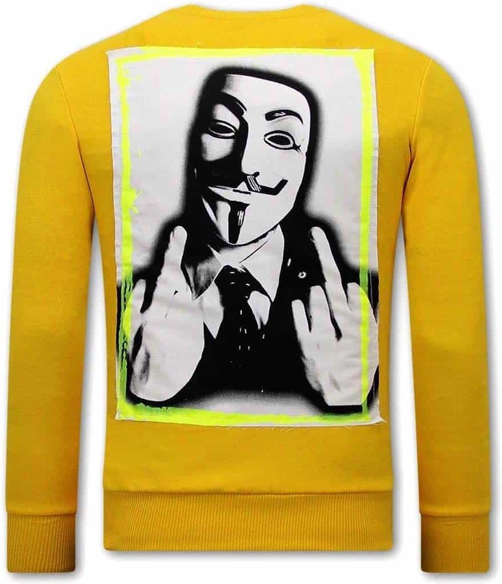 Anonymous Sweater Heren - Geel