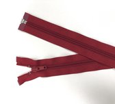 YKK rits, Deelbaar spiraal rits 55 cm donkerrood