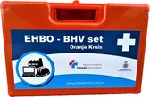 EHBO - BHV verbandkoffer - Oranje Kruis, met ophangbeugel - Ideaal instructies