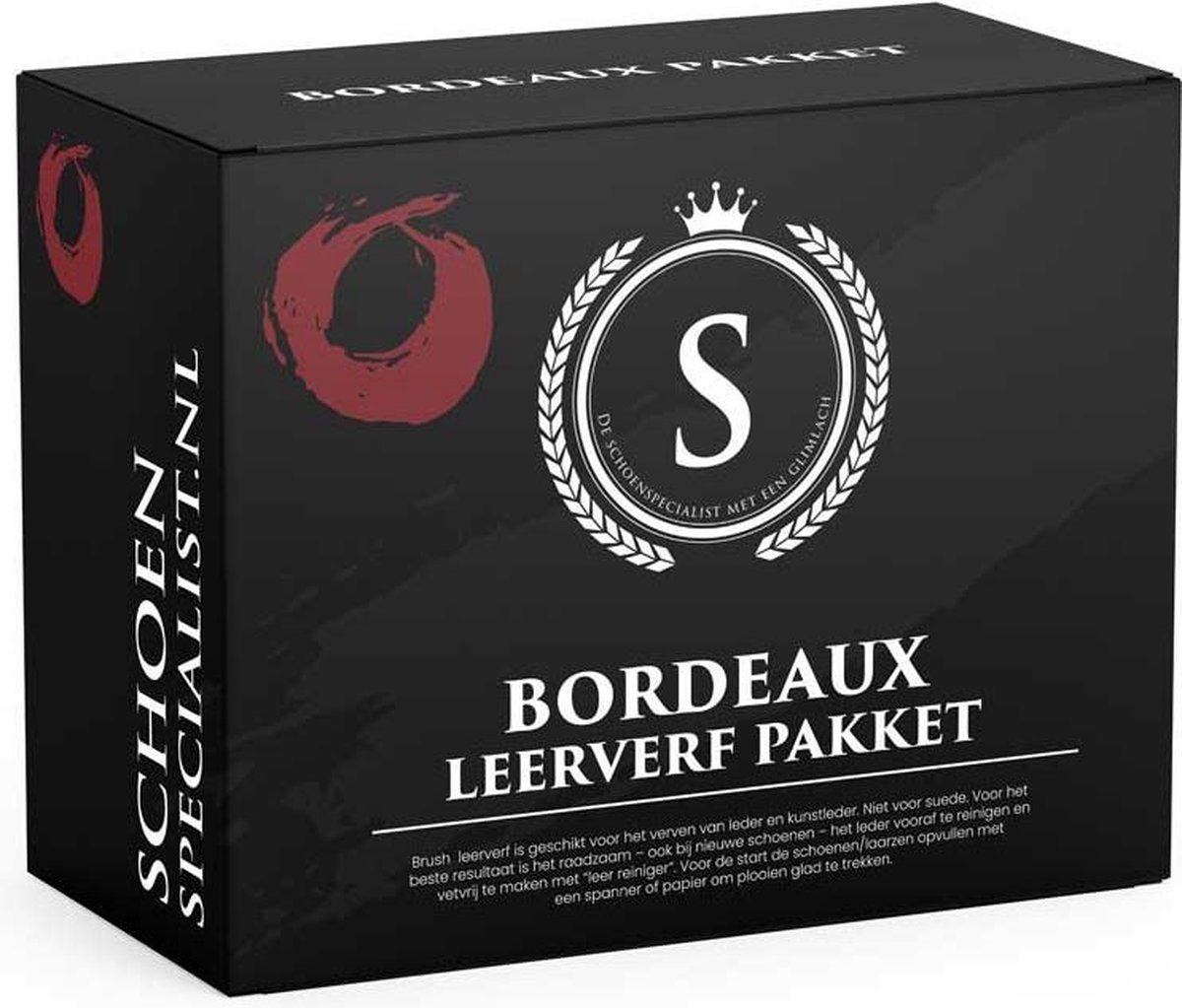 Brush leerverf pakket - 029 Bordeaux