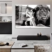 Kunstkartel Hollywood pet 100x150 Schilderij - Kunst op plexiglas