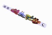 Kinder armband vliegtuig met helikopter - kinderarmband - charmbandje - maak je eigen armband - ontwerp je eigen armband - siliconen armband - armband - rubberen armband - meisjes armband - b