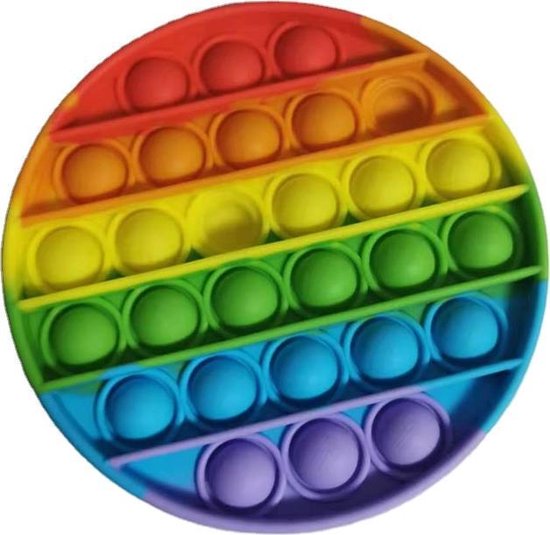 Pop it - Simple Dimple - Fidget toy - Goedkoop – Speelgoed - RAINBOW |  Games | bol.com