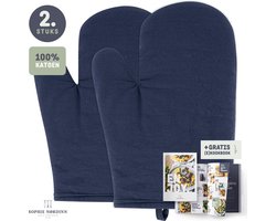 foto van Handschoenen van Sophie Nordinn® - Handschoen Nora (Donkerblauw) - Universele wanten 2 Stuks