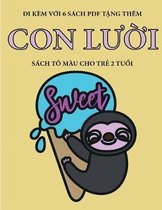 Sach to mau cho trẻ 2 tuổi (Con lười)