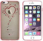 Hoesje CoolSkin Bumper Clear - Telefoonhoesje Apple iPhone 6 Plus/6S Plus Hart - Rosé Goud