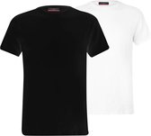 Pierre Cardin T-shirts - Voordeelset - Ronde Hals - Maat L - 2-pack - Zwart / Wit