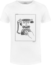 Collect The Label - Booty Call T-shirt - Wit - Unisex - M