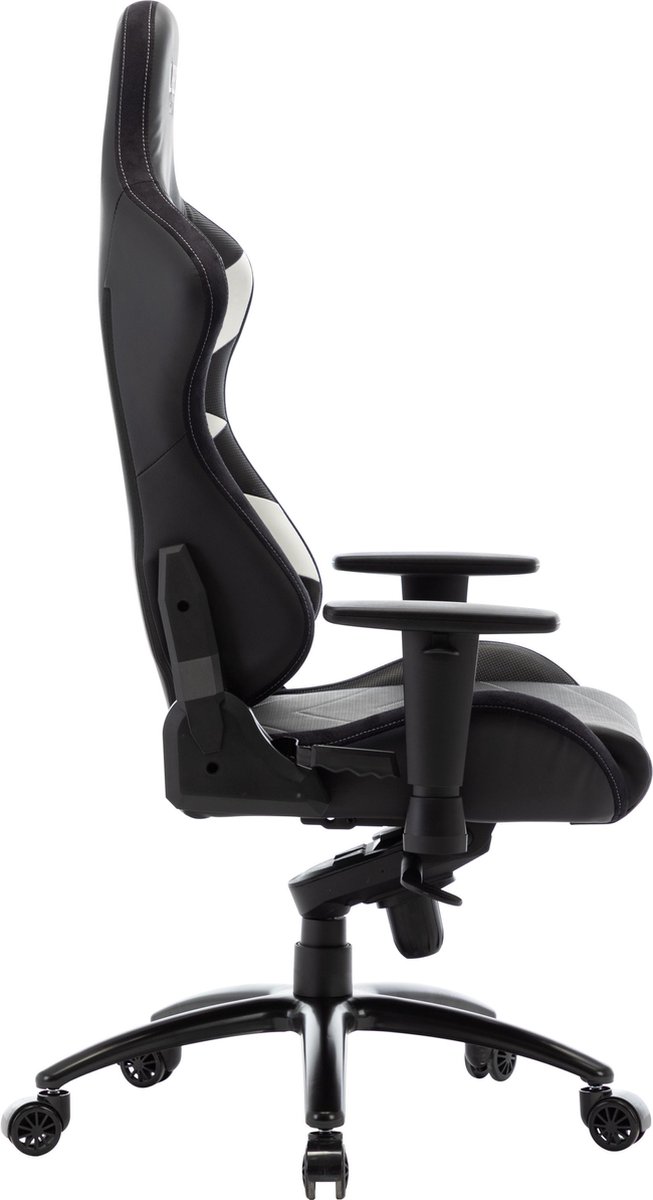 L33T-GAMING - Elite V4 Gaming Chair - Elite V4 Gaming Stoel - E-Sports Gaming Stoel - Ergonomisch - Game Stoel - Bureaustoel - PU Leer - Wit