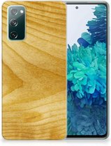 GSM Hoesje Samsung Galaxy S20 FE Cover Case Licht Hout