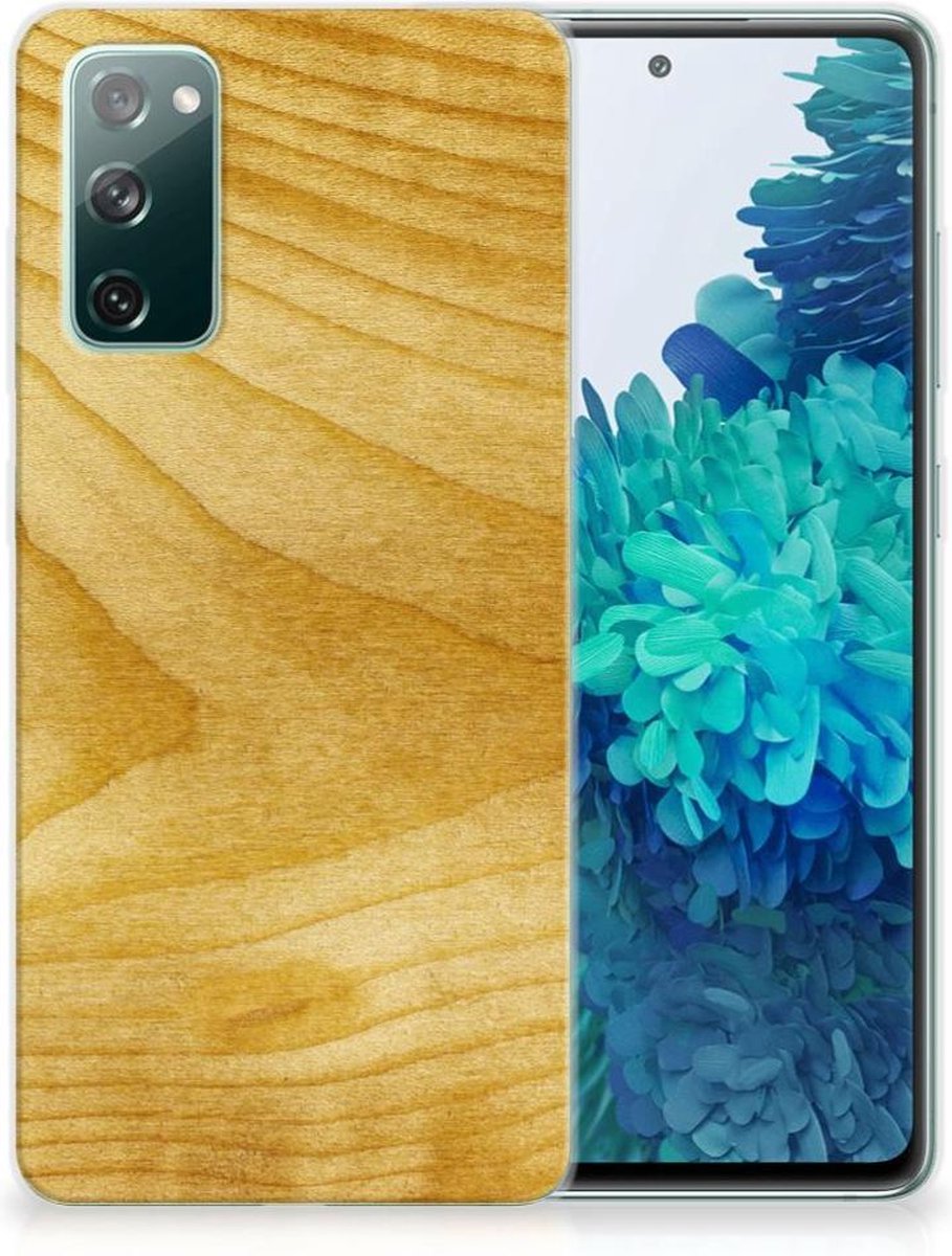 Samsung Galaxy S20 FE Bumper Hoesje Licht Hout