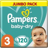 Pampers - Baby Dry - Maat 3 - Maandbox - 120 luiers