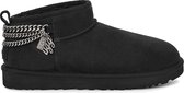 UGG W Classic Ultra Mini Chains Dames Laarzen - Zwart - Maat 37