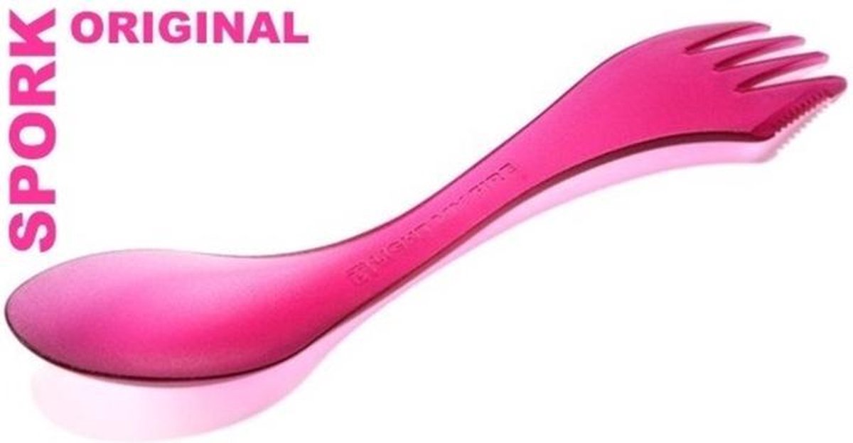 Light My Fire Spork Transparant Pink