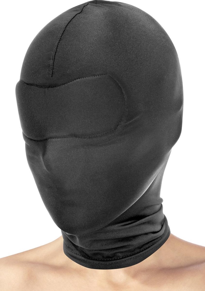 Goedkoopste Fetish Tentation - Bondage Masker- Verstevigde Blinddoek en Luchtdoorlatend Bivakmasker - Zwart