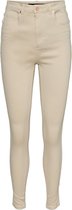 Vero Moda VMLOA SKINNY COLOR PANTS - Birch White