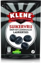 Klene suikervrij drop met lauriersmaak lauriertjes zakje 105 gr