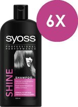 SYOSS - Shine Boost - Shampoo 6 x 500ml - Voordeelverpakking