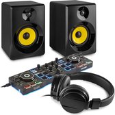 DJ Set - Hercules DJControl Starlight DJ set kinderen met speakers en koptelefoon - Complete set! - Zwart