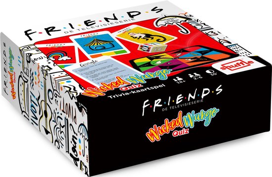 Thumbnail van een extra afbeelding van het spel Friends - Friends tv serie - gezelschapsspel - Wicked Wango Quiz - Bamboozled