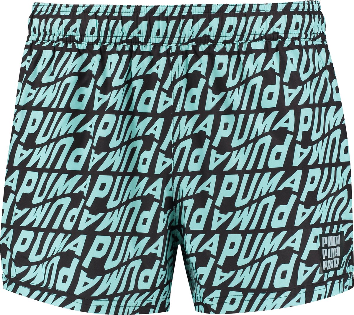 PUMA SWIM MEN WAVE AOP SHORT SHORTS 1P Blauw