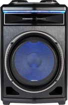 Medion Bluetooth Speaker (P61200) - Party Speaker - Boombox - Luidspreker - Lichteffecten - Wieltjes - Zwart