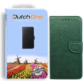 Iphone 11 Pro Book Case Groen - Leren hoesje - Pasjes - Wallet - Portemonnee - hoesje