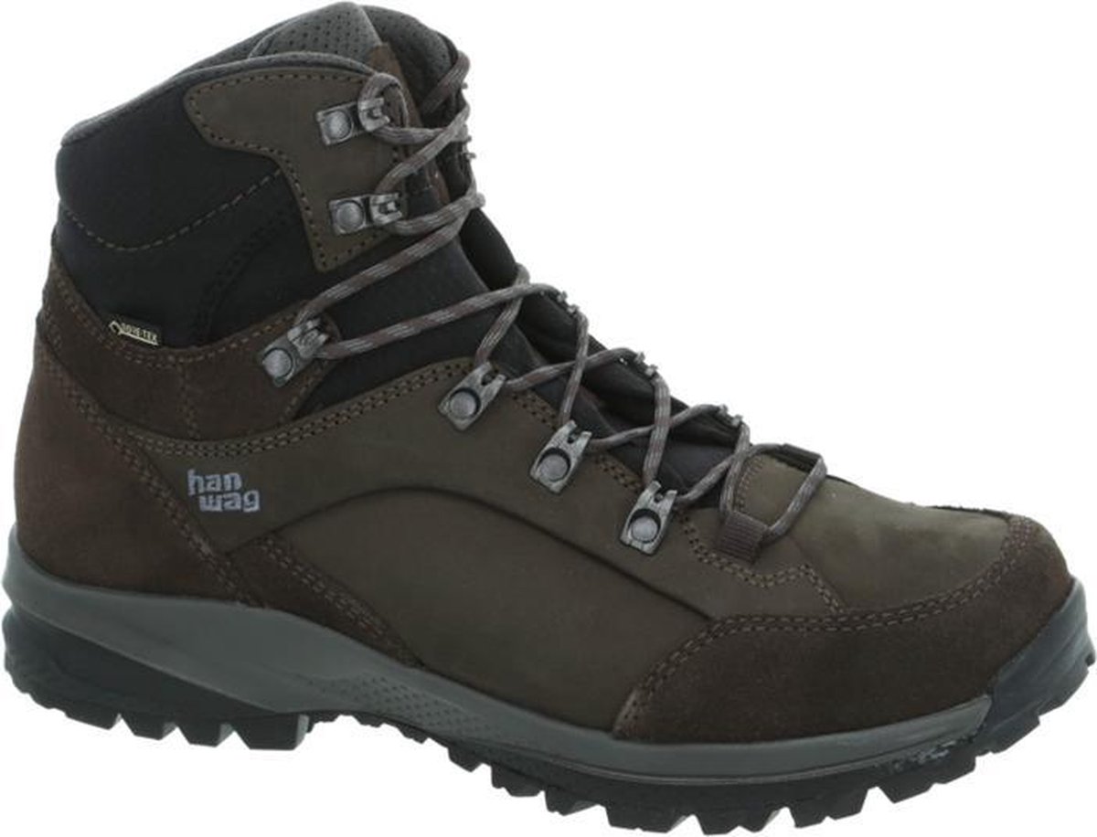 Hanwag Banks Sf Extra Gtx Hoge Wandelschoen Heren Mocca/asphalt