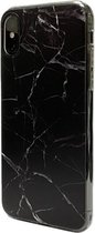 Trendy Fashion Cover iPhone 7/8/SE 2 Marble Black