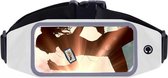 iPhone 12 Pro Hoesje - Heupband Hoesje - Sport Heupband Case Hardloopband riem Grijs