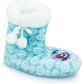 Disney Frozen sloffen in kleur Lichtblauw maat 31/32 - Disney Frozen Elsa Pantoffel - pantoffels Elsa - Pantoffel boots - sloffen ki