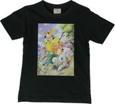 T-shirt meerdere Pokémons zwart - kinderen - kleding - mode - Pokémon - korte mouw
