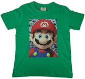 T-shirt Mario money groen - kinderen - kleding - mode - Mario - korte mouw - Super Mario