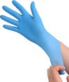 CMT Latex wegwerp handschoenen blauw ongepoederd 100 stuks Medium