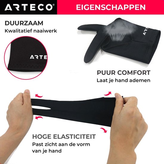 ARTECO® Tekenhandschoen Medium - Drawing Artist Glove Tablet Handschoen - Arteco