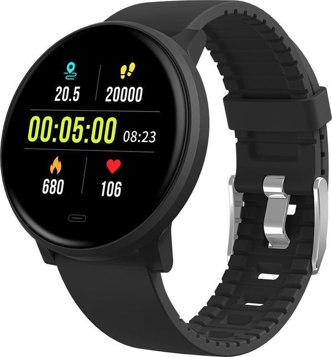 HUYVMAY Fitnesstracker stappenteller horloge geen app geen bluetooth