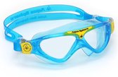 Aqua Sphere Vista Junior - Zwembril - Kinderen - Clear Lens - Aqua/Geel