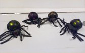 Set van 4 afgrijzelijke spinnen