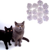 Make Me Purr Krinkel Knisper Propjes Parelmoer (10 stuks) - Kattenspeeltjes - Kattenspeelgoed - Speelgoed voor Katten Ballen - Kat Speeltje Bal - Kitten Speeltjes Balletjes