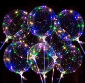 Bobo ballonnen - 5 Stuks - Ballon - Ballonen - LED - Ledverlichting - op stok - Bobo - Ballons - Led ballon - Decoratie - LED Ballonnen - Cave & Garden