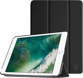 iCall - Apple iPad Mini 4 - Smart Book Case Retro Leather Black (Flip Cover / Cover) - Luxe Bescherming voor Voor- en Achterkant (Zwart en Leer)