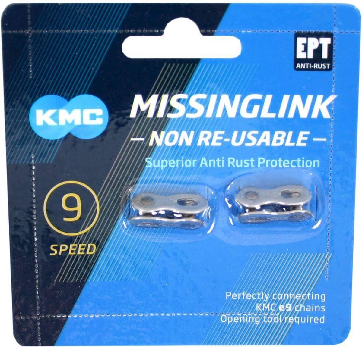 KMC Sluitschakel MissingLink 9NR EPT zilver 6.6mm 9v (2)