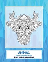 Adult Coloring Book Stress Relieving Animal Designs - Animal