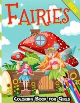 Fairies Coloring Book for Girls: Mermaids, Fairies